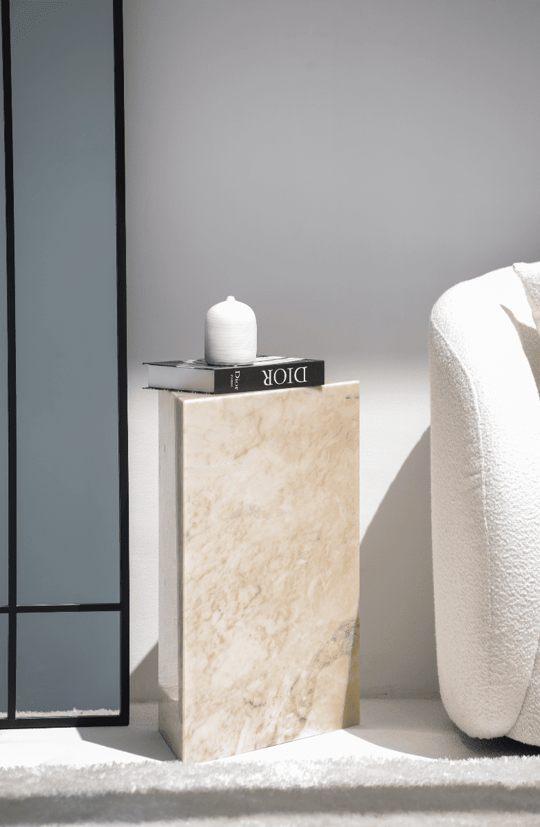 Ersa Green Onyx Marble Plinth (2 Sizes) 