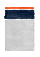 Navy Gray Tones Abstract Wall  