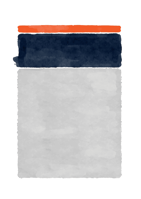 Navy Gray Tones Abstract Wall  