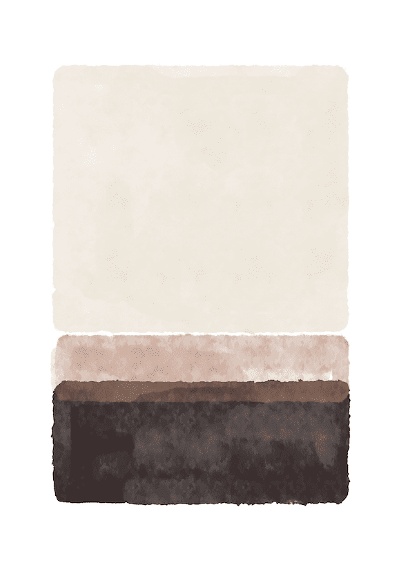 Brown Blush Tones Abstract Wall  