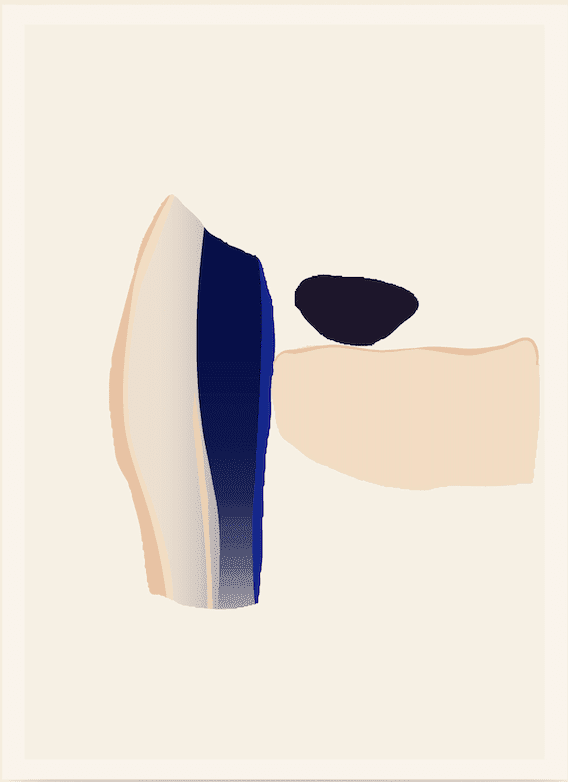 Abstract Aesthetic Shape Wall II  