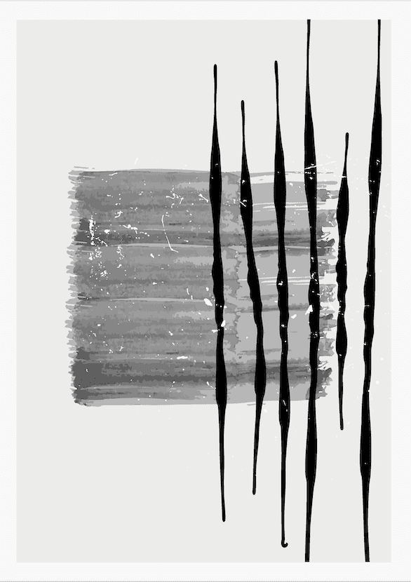 Monochromatic Chaos Abstract Wall IV  