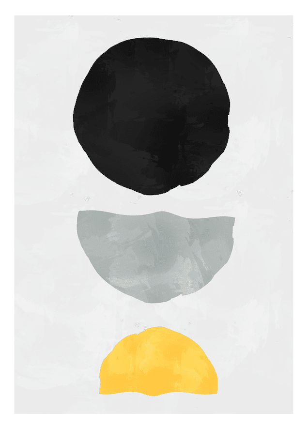 Harmony In Shapes Wall II  