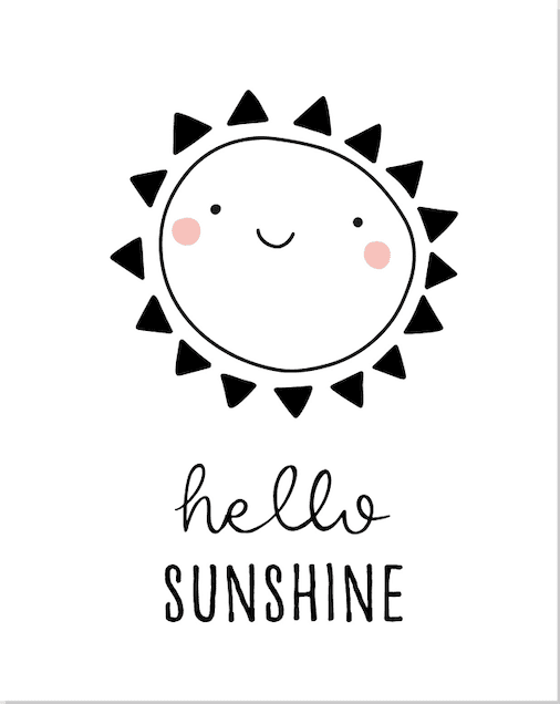 Hello Sunshine Wall  