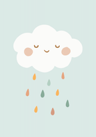 Joyful Cloud Raindrop Wall