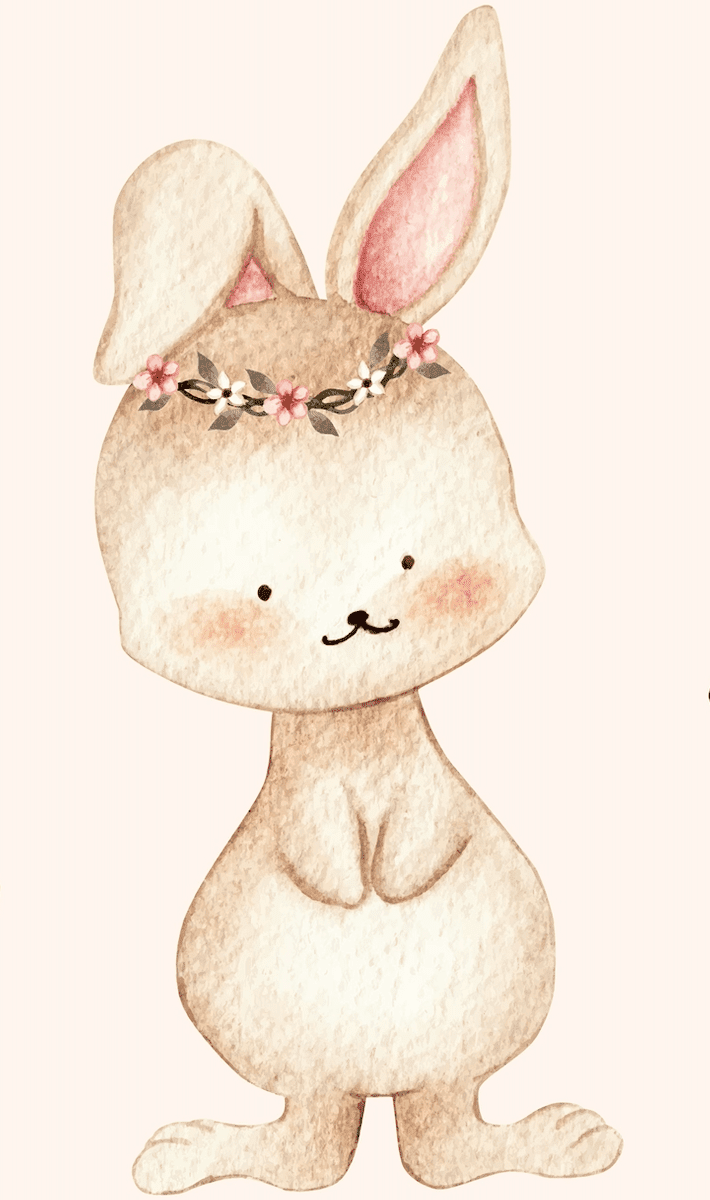 Blossoming Bunny Wall  