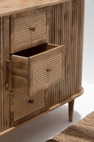 Patrice Rattan Wood Sideboard 