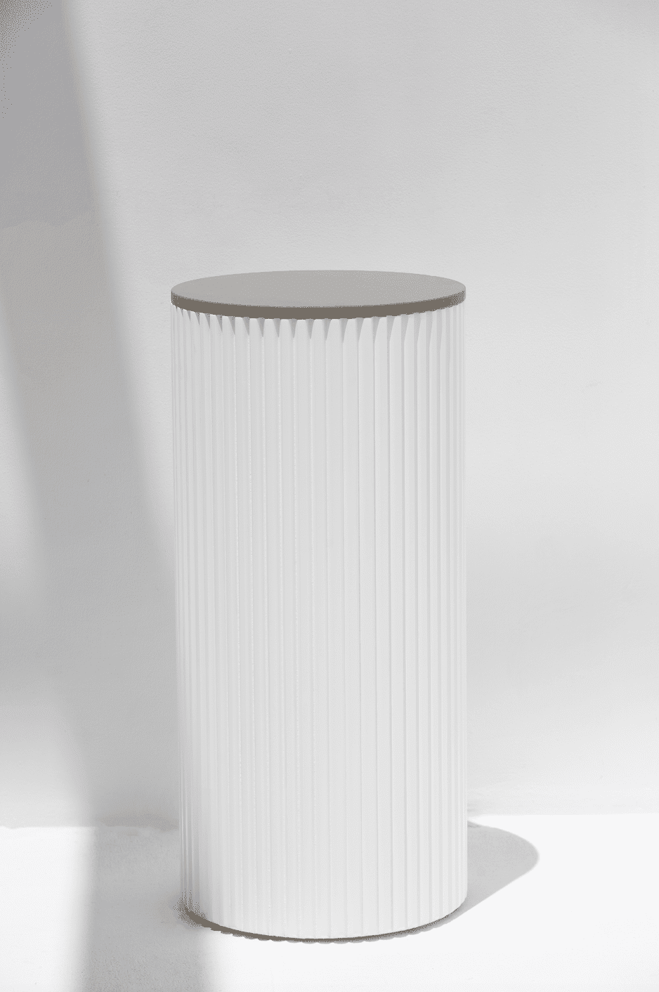 Alora White Wooden Plinth With Multiple Tops Brown Quz 