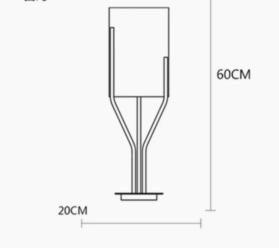 Off White Table Lamp FAH19 