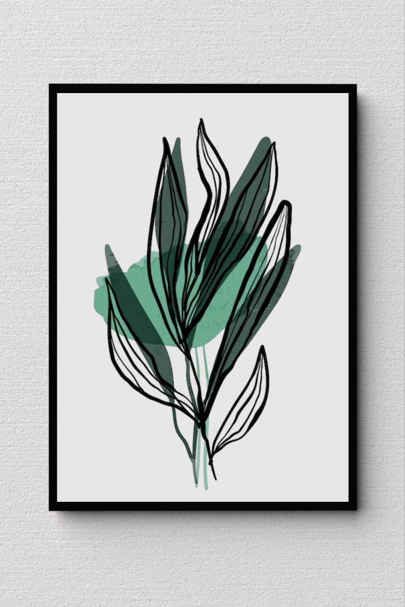 Serene Flora Wall Art II