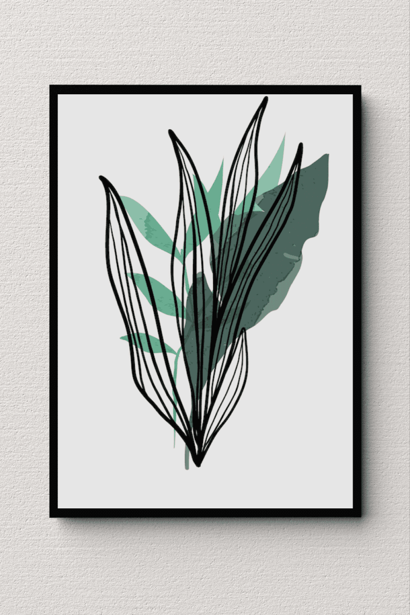Serene Flora Wall Art IV