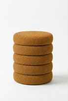 Sevil Mustard Layers Storage Pouf