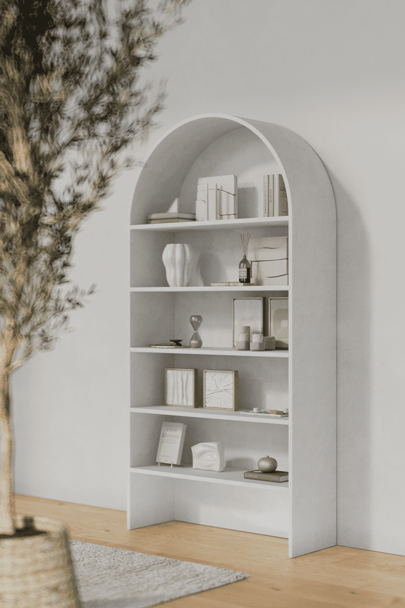 Luciana White Microconcrete Display Shelf (5 Sizes) MSC 