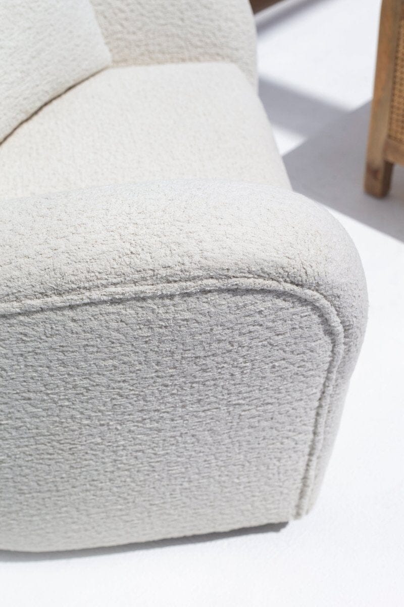Sicily Boucle Sofa Chair with Arms