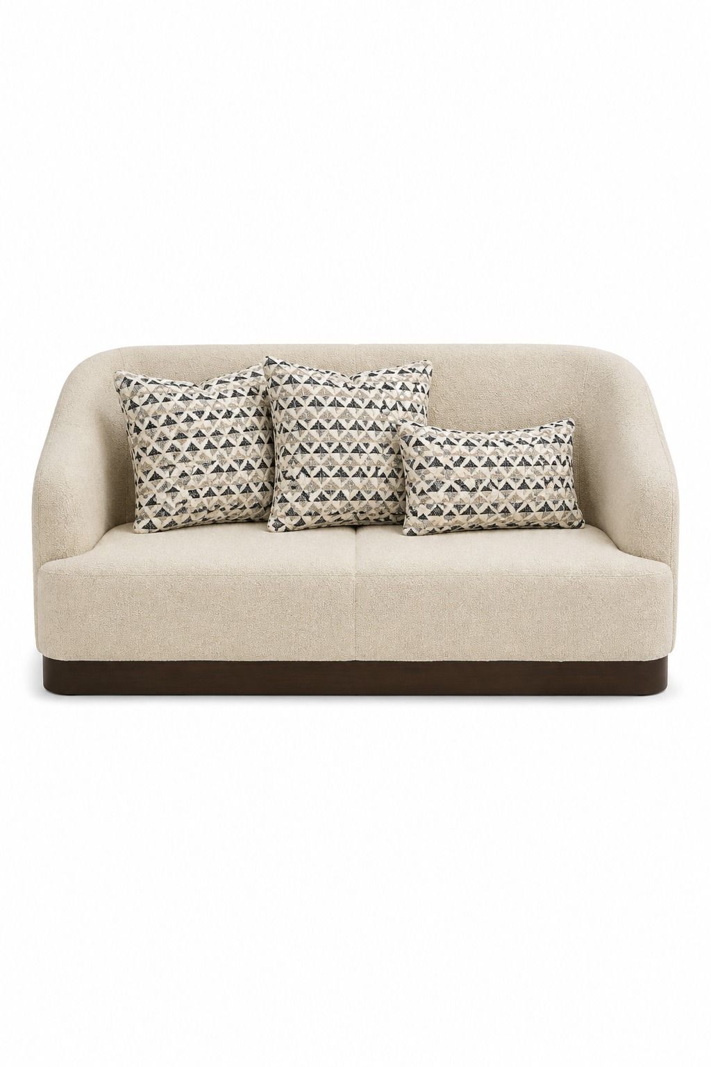 Sivren Beige 3 Seater Sofa