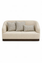 Sivren Beige 3 Seater Sofa