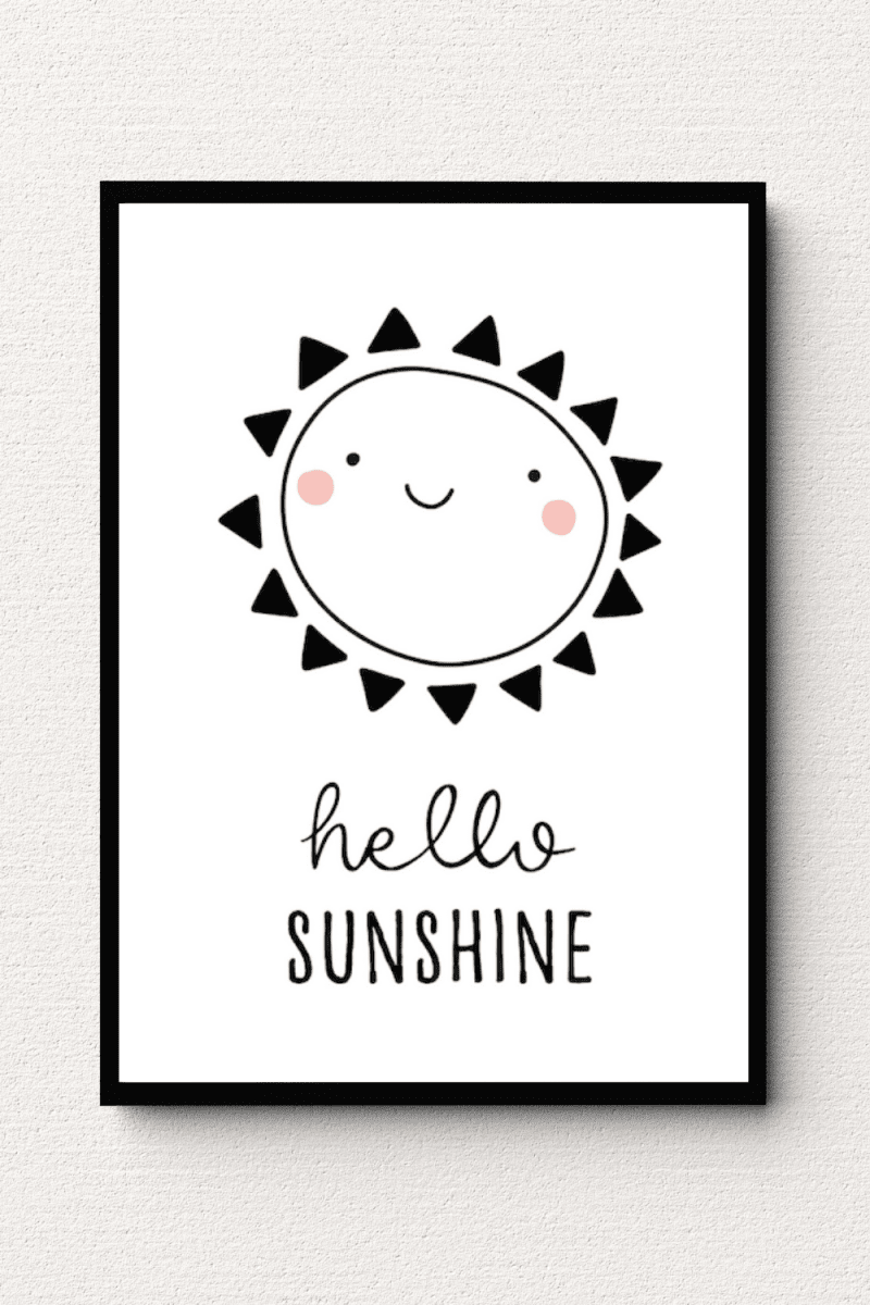 Hello Sunshine Wall  