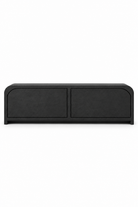 Sorevin Black Microconcrete Shoe Cabinet
