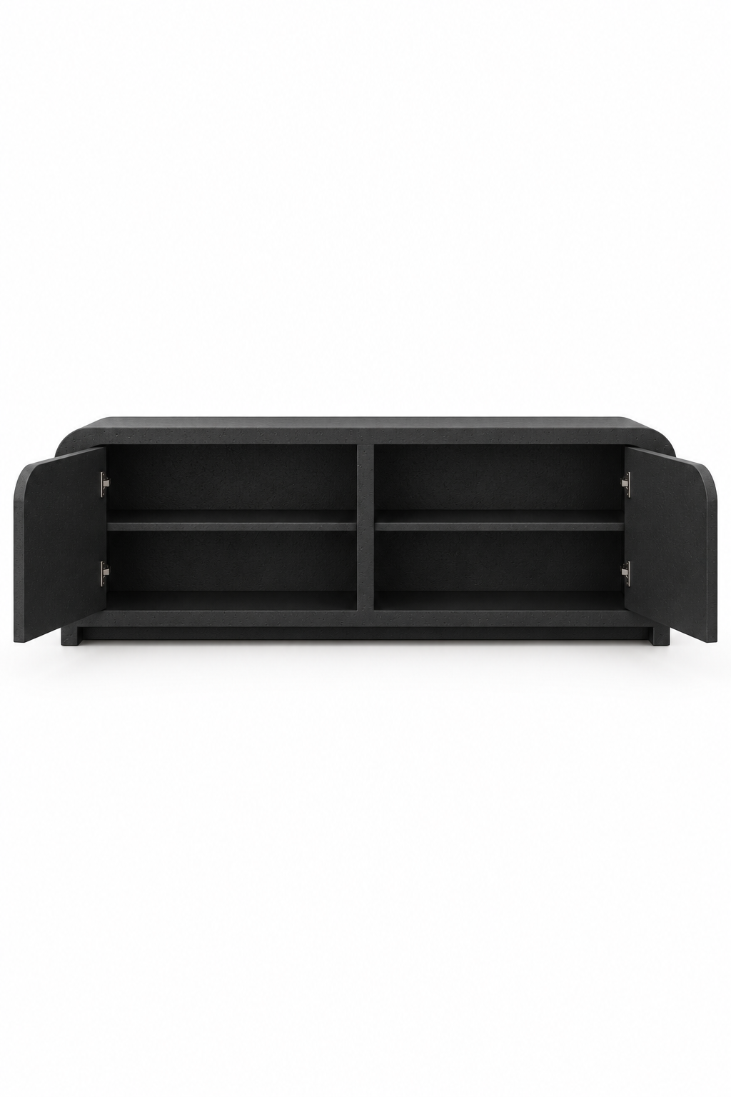 Sorevin Black Microconcrete Shoe Cabinet