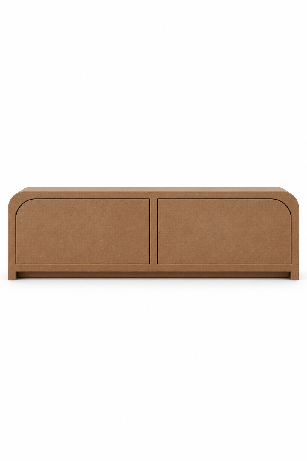 Sorevin Brown Microconcrete Shoe Cabinet