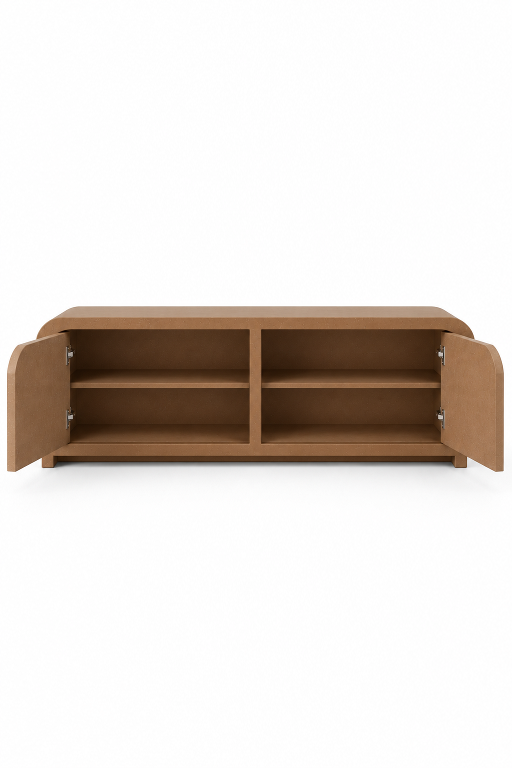 Sorevin Brown Microconcrete Shoe Cabinet