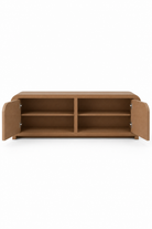 Sorevin Brown Microconcrete Shoe Cabinet