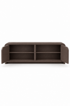 Sorevin Mocha Microconcrete Shoe Cabinet