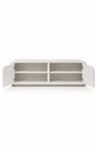 Sorevin Off White Microconcrete Shoe Cabinet
