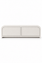 Sorevin Off White Speckled Microconcrete Shoe Cabinet