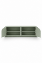 Sorevin Pistachio Green Microconcrete Shoe Cabinet