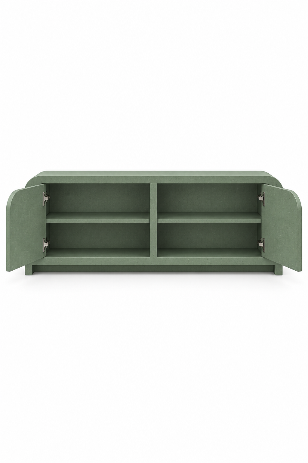 Sorevin Sage Green Microconcrete Shoe Cabinet