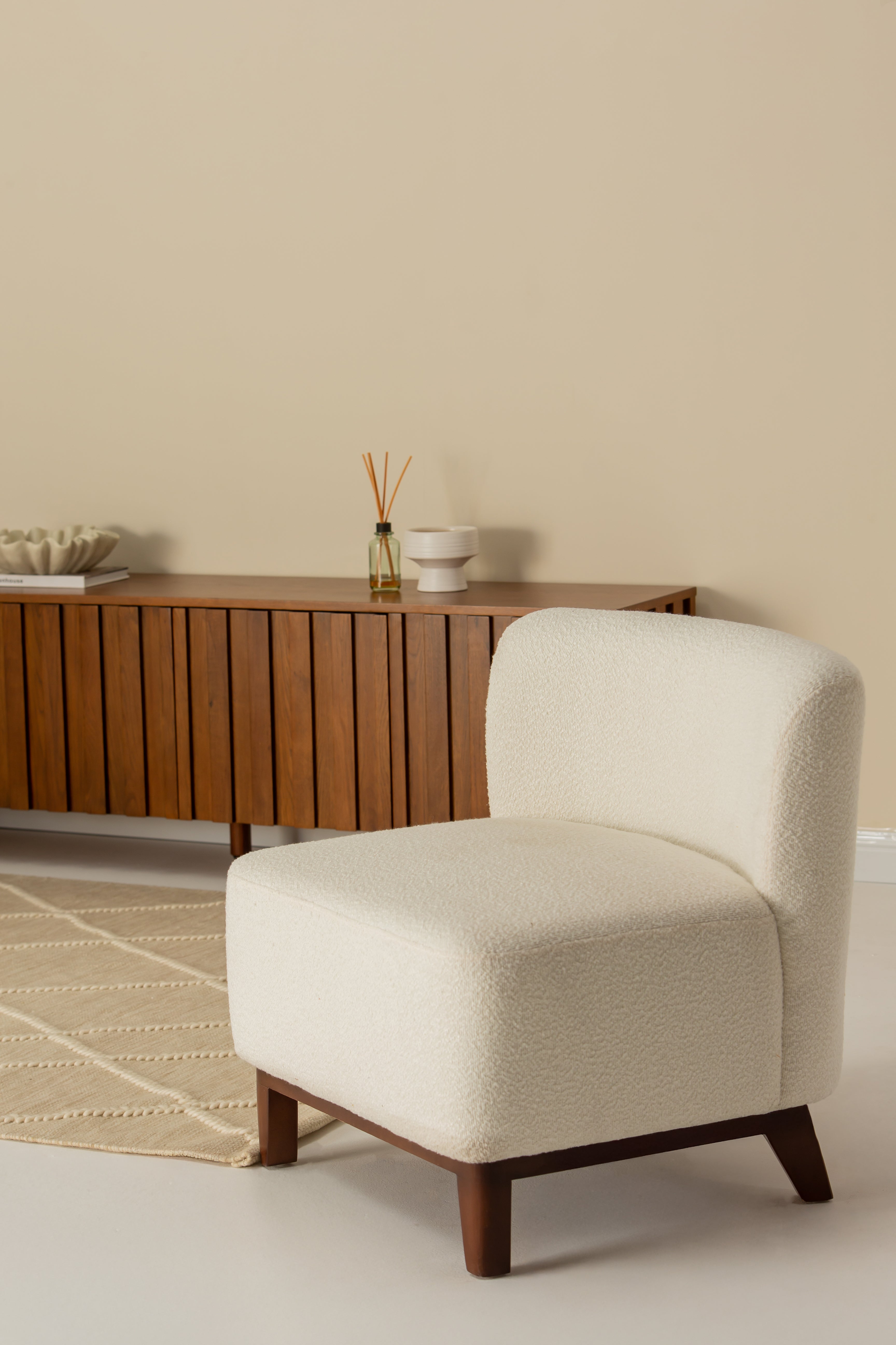 Spiros Bouclé Lounge Sofa Chair