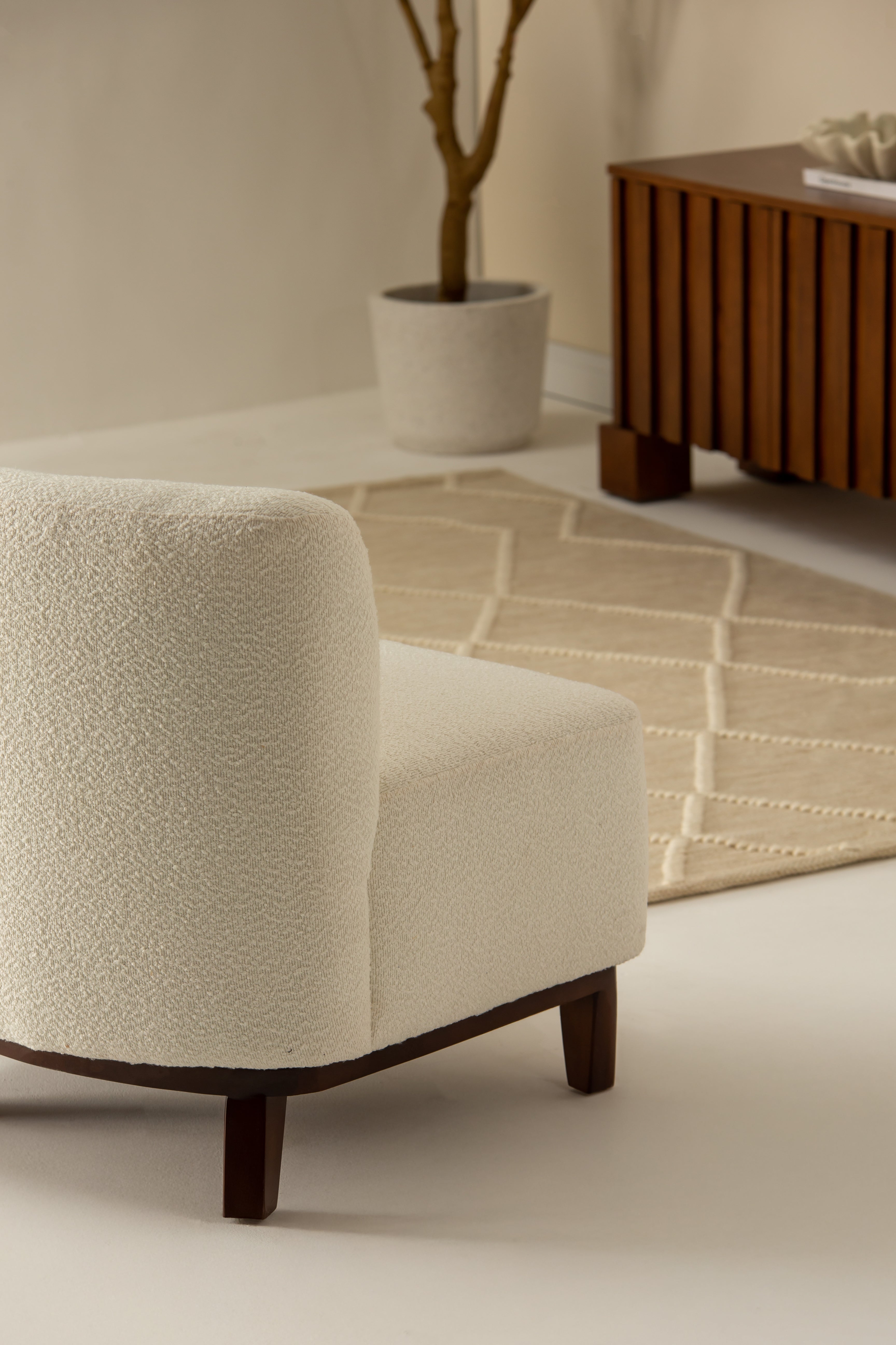 Spiros Bouclé Lounge Sofa Chair