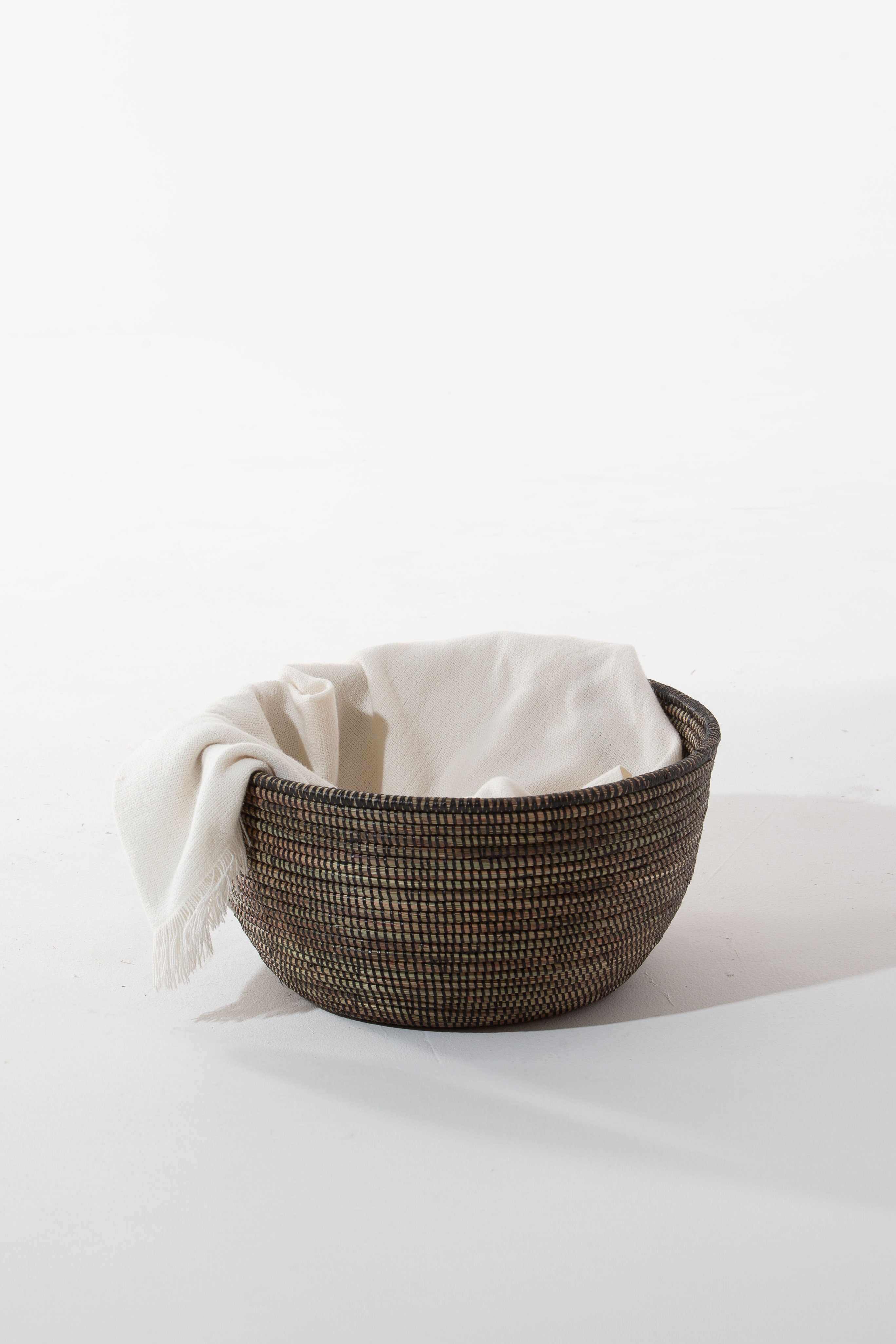 Quilla Handmade Black Pet Basket