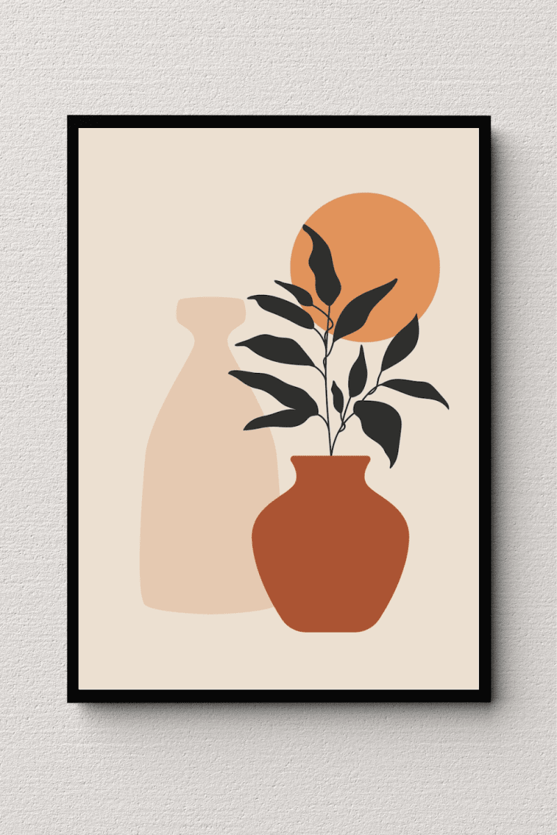 Sunrise Vase Wall Art