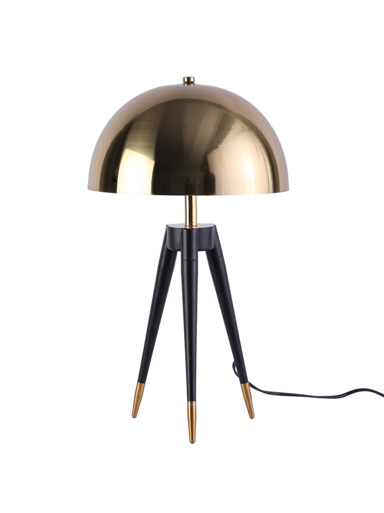 Black and Top Gold Table Lamp Home FAB03 