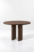 Tazira Mocha Microconcrete Round Dining Table