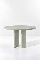 Tazira Pistachio Green Microconcrete Round Dining Table