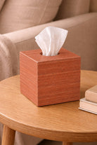 Tivoli Red Travertine Tissue Holder