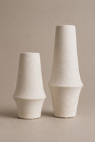 Tivora White Ceramic Vase