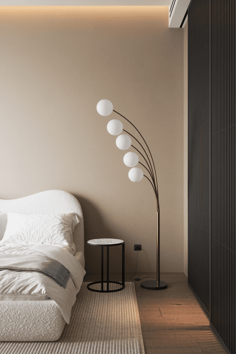 Lunar Cascade Floor Lamp 