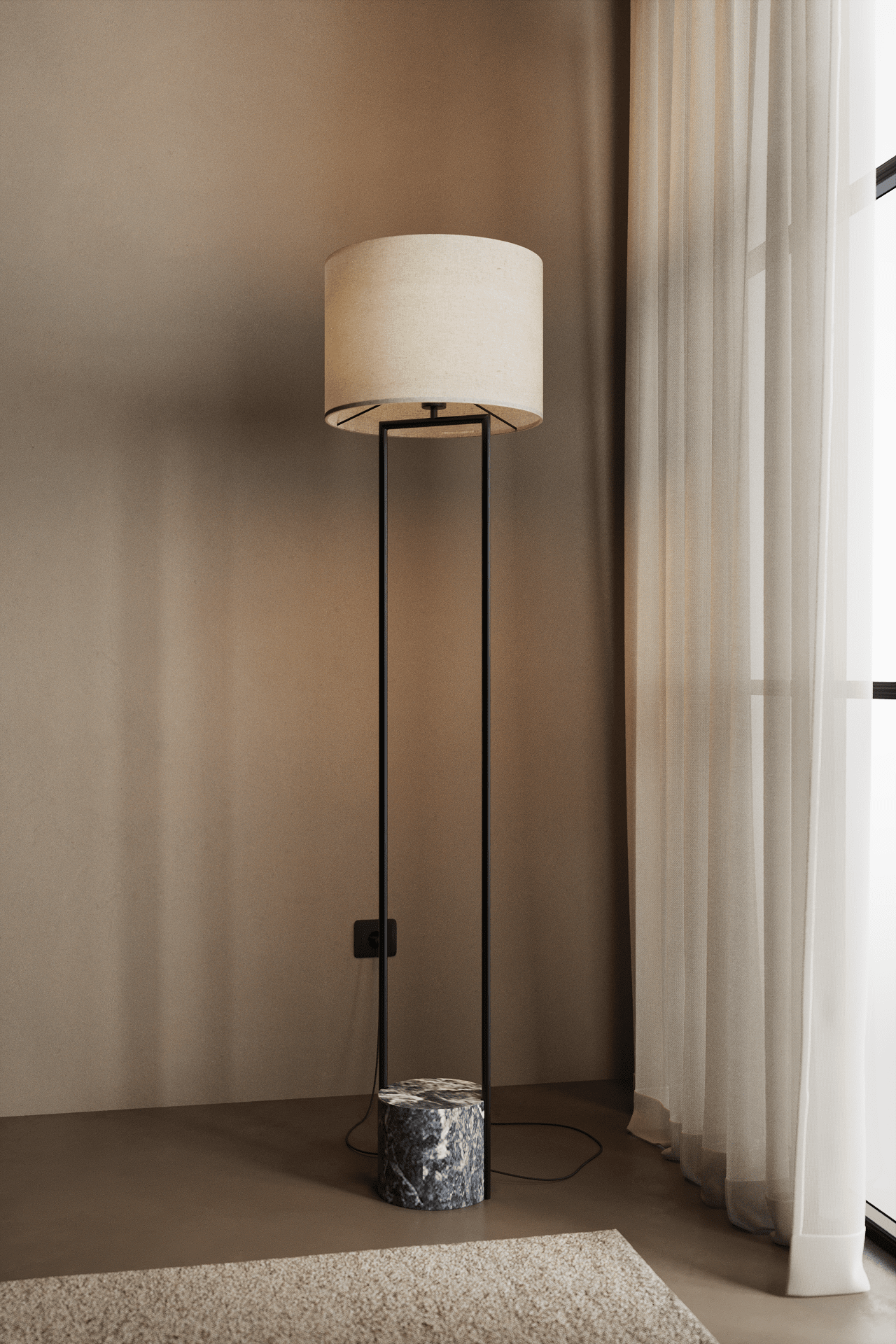 Modern Monolith Floor Lamp