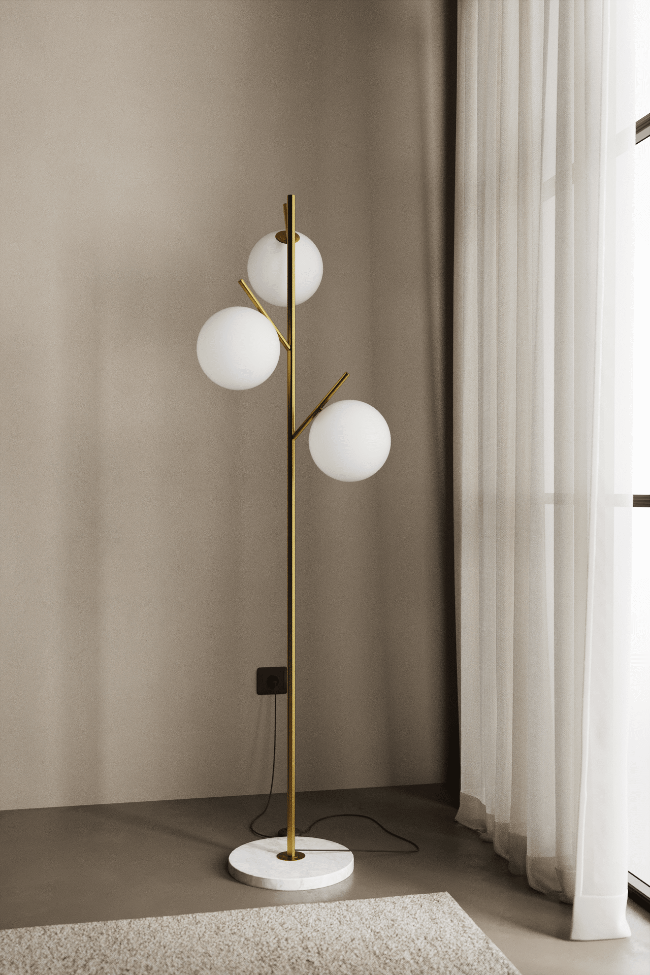 Sphere Bloom Floor Lamp FAB02 