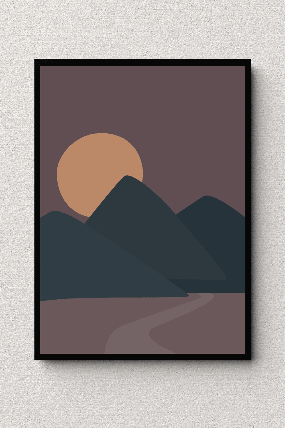 Twilight Peaks Wall Art