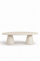 Varenna Light Beige Microconcrete Dining Table