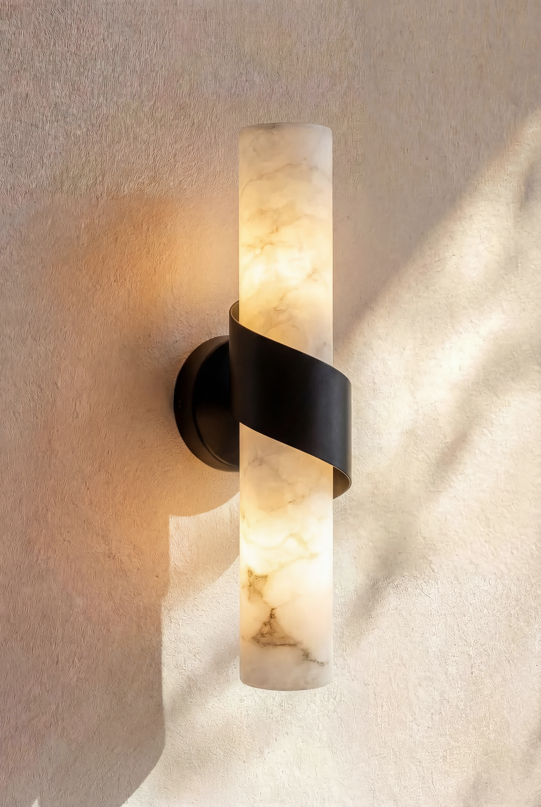 Velour Black Wall Light Elegant Glow for Modern Interiors – Homekode