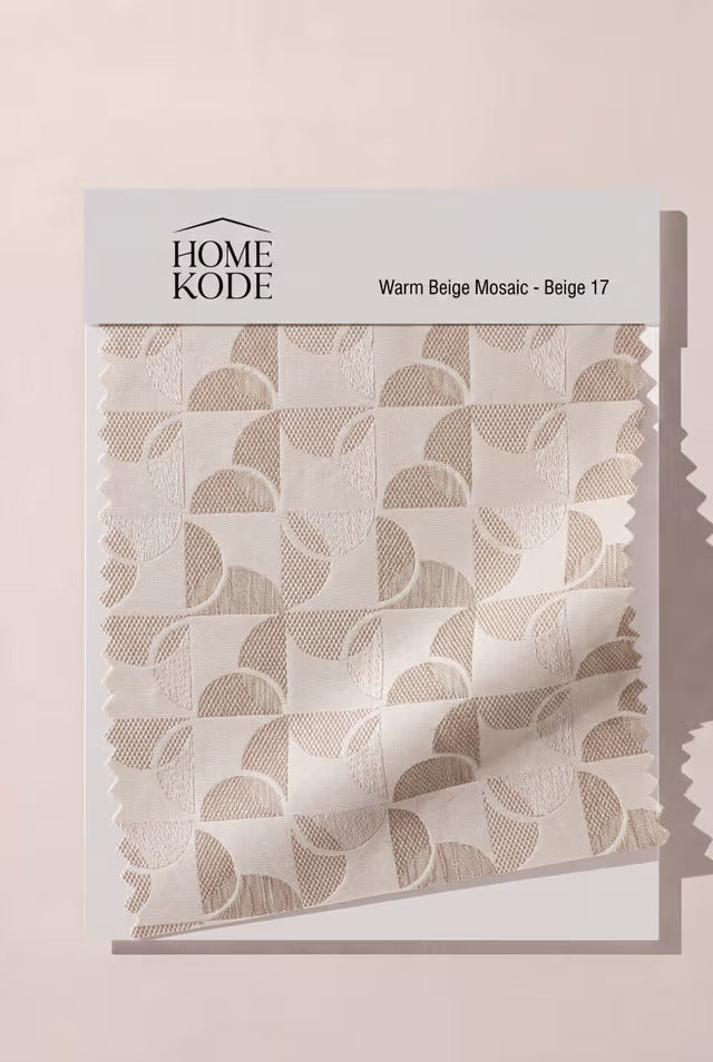 Warm Beige Mosaic - Beige 17