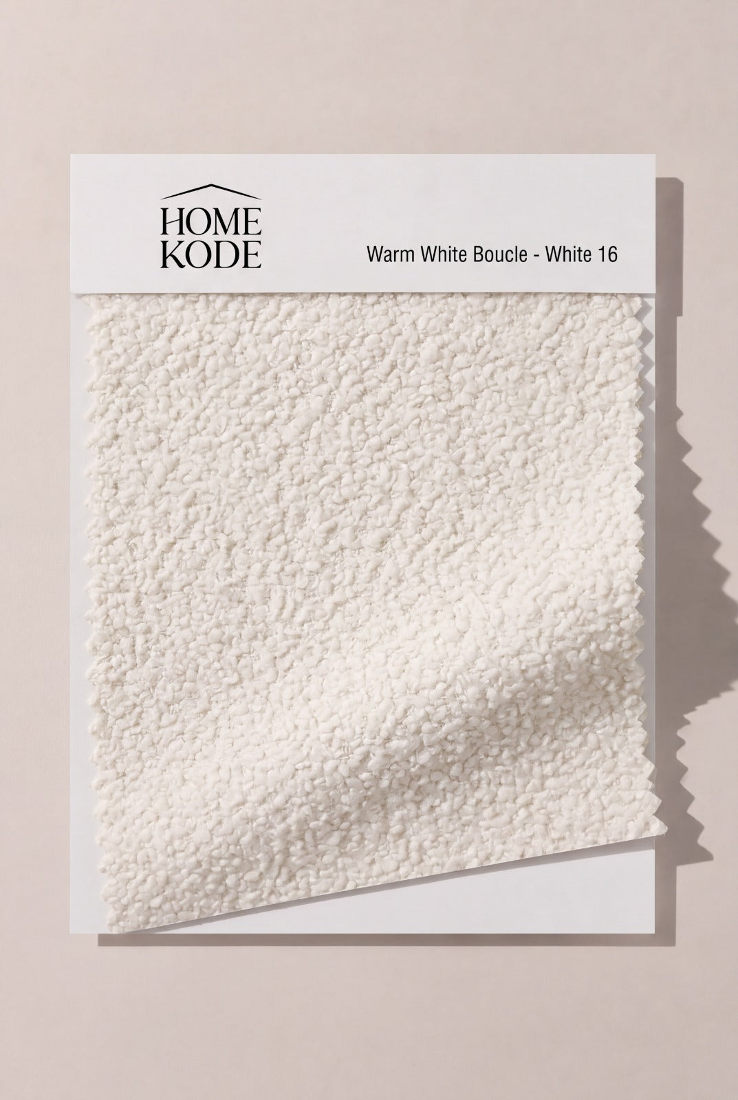 Warm White Boucle - White 16