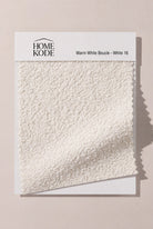 Warm White Boucle - White 16