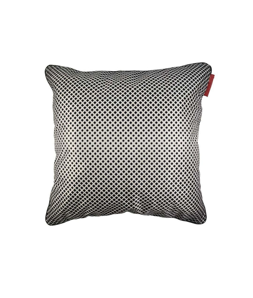 Black & White Polyester Cushion Cover (40X40 CM)